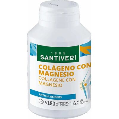 Santiveri Kollagen mit Magnesium 180 Tabletten - Nahrungsergänzung Santiveri Kollagen mit Magnesium 180 Tabletten - Nahrungsergänzung