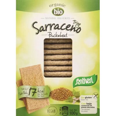 Santiveri Tostadas de Trigo Sarraceno Orgánicas - Tostas Santiveri Tostadas de Trigo Sarraceno Orgánicas - Tostas