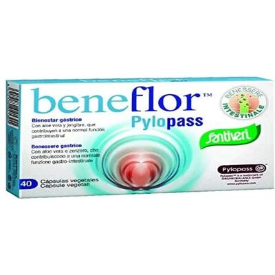 Santiveri Beneflor Pylopass 40 Capsules - Dietary Supplement Santiveri Beneflor Pylopass 40 Capsules - Dietary Supplement
