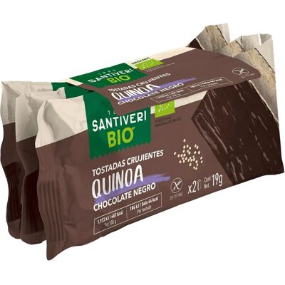 Tostadas de Quinoa con Chocolate Negro - Santiveri Tostadas de Quinoa con Chocolate Negro - Santiveri