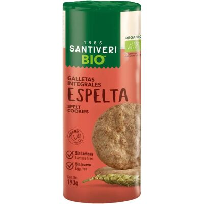 Cookies de espelta orgânica Santiveri - Biscoitos Cookies de espelta orgânica Santiveri - Biscoitos