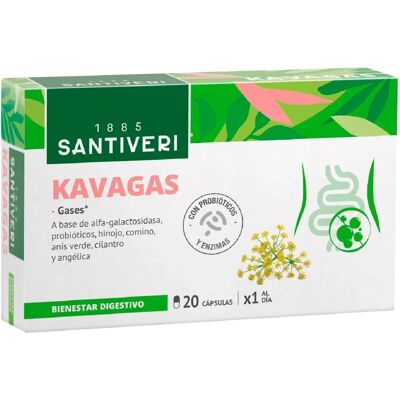 Santiveri Kavagas - Gas Balsam - 20 Kapseln Santiveri Kavagas - Gas Balsam - 20 Kapseln