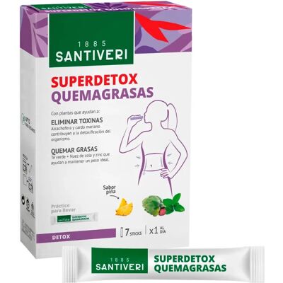 Santiveri Superdetox Fat Burning - 20ml Sticks Santiveri Superdetox Fat Burning - 20ml Sticks