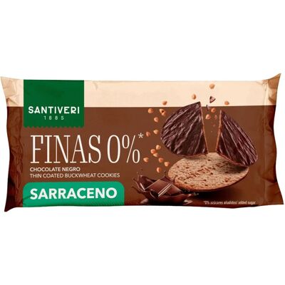 Galletas de trigo sarraceno con chocolate negro sumergidas - Santiveri Galletas de trigo sarraceno con chocolate negro sumergidas - Santiveri