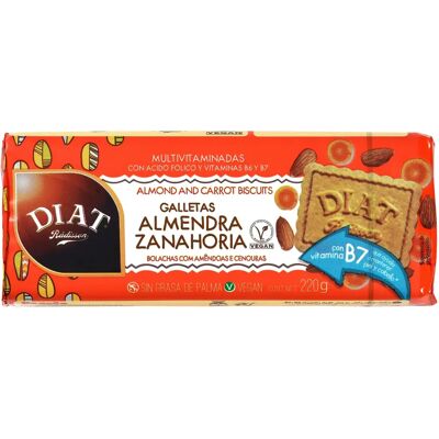 Galletas con almendra y zanahoria - 220 g - Diet-Radisson Galletas con almendra y zanahoria - 220 g - Diet-Radisson