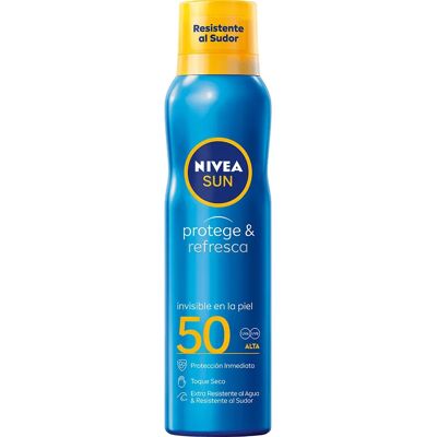 NIVEA - Protect & Refresh SPF 50 - 200 ml - Protector solar en spray NIVEA - Protect & Refresh SPF 50 - 200 ml - Protector solar en spray
