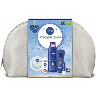 Ensemble cosmétique hydratant Nivea Unisexe - 5 pièces - Publicité Ensemble cosmétique hydratant Nivea Unisexe - 5 pièces - Publicité