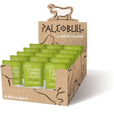 Barra de energia de banana Paleobull - 15x50g Barra de energia de banana Paleobull - 15x50g