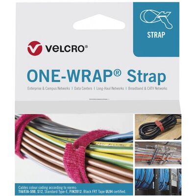 Velcro Velcro ONE-WRAP Kabelbinder - 750 Stk - Gelb Velcro Velcro ONE-WRAP Kabelbinder - 750 Stk - Gelb