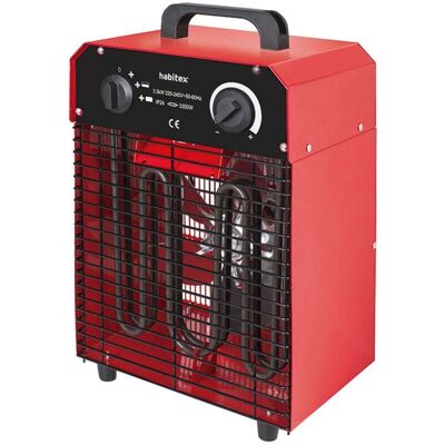 Calefactor Habitex E179 - Metálico, Termostato Ajustable, 3300W Calefactor Habitex E179 - Metálico, Termostato Ajustable, 3300W