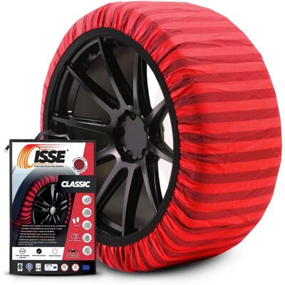 BigBuy Łańcuchy Śniegowe Klasyczne Czerwony Tekstylia Rozmiar 66 - Car Snow Chains BigBuy Łańcuchy Śniegowe Klasyczne Czerwony Tekstylia Rozmiar 66 - Car Snow Chains
