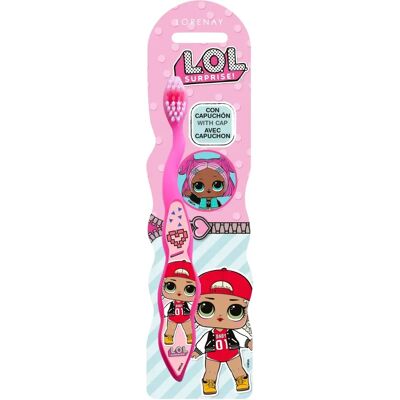 L.O.L. Surprise Kids Toothbrush with Cap - Toothbrush L.O.L. Surprise Kids Toothbrush with Cap - Toothbrush