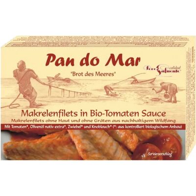Ekologiska makrillfiléer i tomatsås - Accent Bio Ekologiska makrillfiléer i tomatsås - Accent Bio