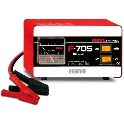 Ferve Batterijlader F-705 - 6-12V 1,5-3A Ferve Batterijlader F-705 - 6-12V 1,5-3A