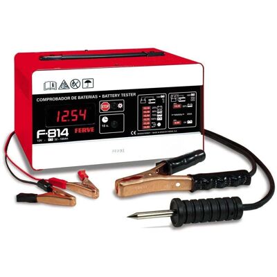 FERVE F-814 Probador de batería - 12V Batería plomo-ácido FERVE F-814 Probador de batería - 12V Batería plomo-ácido