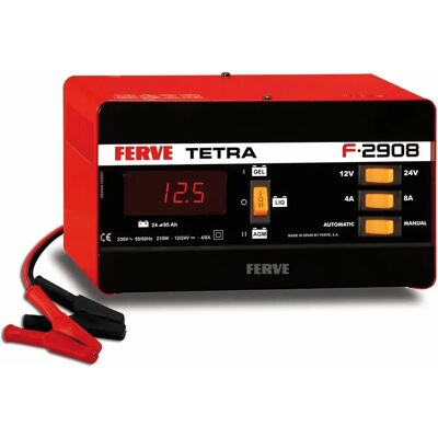 Ferve F-2908 - Acculader 12V/24V 4-8A Ferve F-2908 - Acculader 12V/24V 4-8A