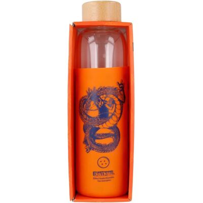 Bouteille en verre avec housse en silicone Dragon Ball Z - 585ml - Orange - Publicité Bouteille en verre avec housse en silicone Dragon Ball Z - 585ml - Orange - Publicité