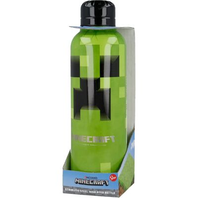 Minecraft Modèle Bouteille Isotherme en Acier Inoxydable - 515ml Minecraft Modèle Bouteille Isotherme en Acier Inoxydable - 515ml