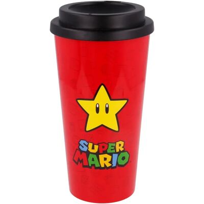 MARIO BROSS - Reisetasse Kaffee Becher - Groß 520ml - Stor Tassen und Becher - BM-221103 MARIO BROSS - Reisetasse Kaffee Becher - Groß 520ml - Stor Tassen und Becher - BM-221103