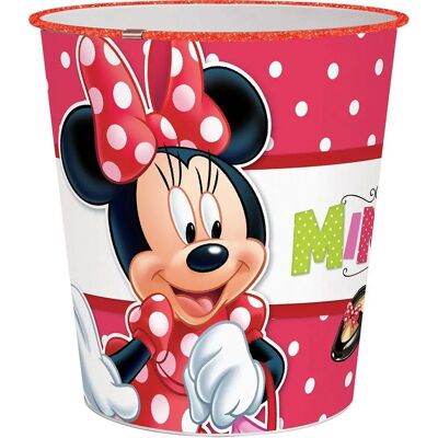 Secchio in plastica Minnie Disney - Cestino spazzatura Secchio in plastica Minnie Disney - Cestino spazzatura