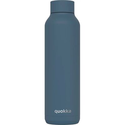 Quokka Solid RVS Geïsoleerde Fles - 630ml, Blau Steentje Quokka Solid RVS Geïsoleerde Fles - 630ml, Blau Steentje