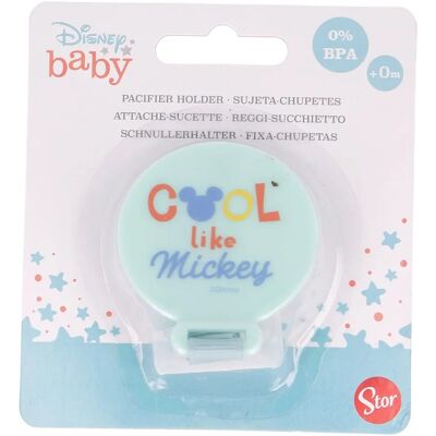 Pince à Sucette Mickey Mouse Disney - Accessoire Bébé - Publicité Pince à Sucette Mickey Mouse Disney - Accessoire Bébé - Publicité