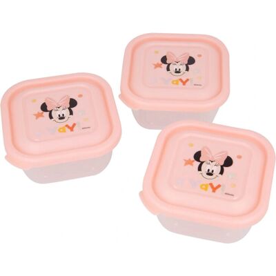 Stor 13106 Ensemble de boîte à lunch - Set, Rose, Transparent, 3 pièces, Pour enfants - Publicité Stor 13106 Ensemble de boîte à lunch - Set, Rose, Transparent, 3 pièces, Pour enfants - Publicité