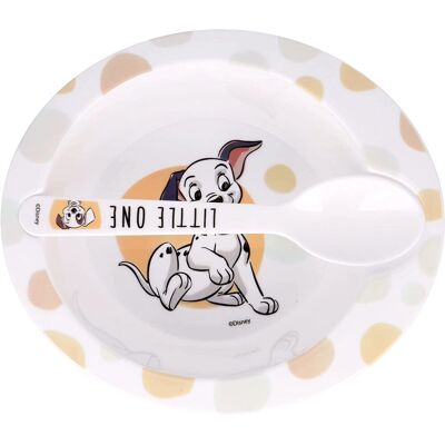 Barnens tallrikset 101 Dalmatians - Vit - Mikrovågssäkert Barnens tallrikset 101 Dalmatians - Vit - Mikrovågssäkert