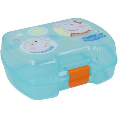 Niebieska Plastikowa Lunchbox Peppa Pig - Lunchbox Niebieska Plastikowa Lunchbox Peppa Pig - Lunchbox