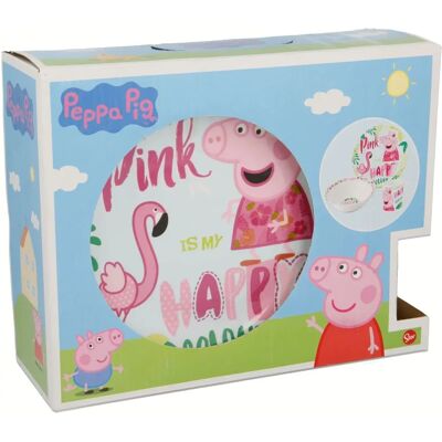Peppa Pig Kinderservies - Mehrfarbig - 3-teiliges Set Peppa Pig Kinderservies - Mehrfarbig - 3-teiliges Set