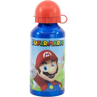 Super Mario Aluminium Waterfles - 400 ml Super Mario Aluminium Waterfles - 400 ml