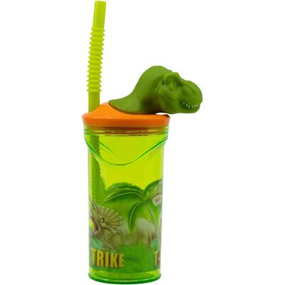 Gobelet enfant dinosaure en 3D - 360ml Gobelet enfant dinosaure en 3D - 360ml