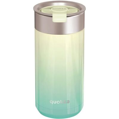 Taza térmica de acero inoxidable Quokka Lemon Lime - Sin BPA, a prueba de fugas Taza térmica de acero inoxidable Quokka Lemon Lime - Sin BPA, a prueba de fugas