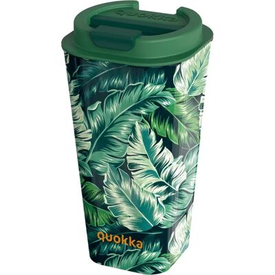 Pricenet Quokka Double Wall Plastic Cup - 450ml Jungle Pricenet Quokka Double Wall Plastic Cup - 450ml Jungle
