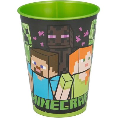 Verre Enfant Minecraft 260ml Résistant - Publicité Verre Enfant Minecraft 260ml Résistant - Publicité