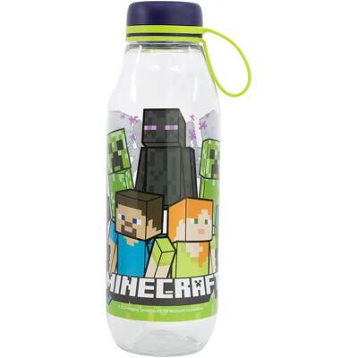 Bouteille d'eau transparente Minecraft 430ml ou 650ml - Bouteille d'eau Bouteille d'eau transparente Minecraft 430ml ou 650ml - Bouteille d'eau