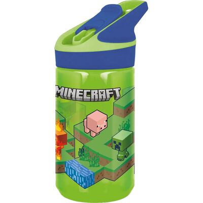 MINECRAFT Creeper Trinkflasche - 480ml - Sportflasche - Offiziell lizenziert MINECRAFT Creeper Trinkflasche - 480ml - Sportflasche - Offiziell lizenziert