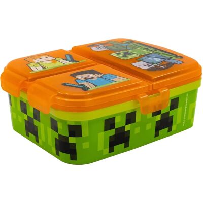 Minecraft Creeper Multi-compartiment Lunchbox - Lunch Box Minecraft Creeper Multi-compartiment Lunchbox - Lunch Box