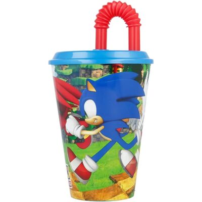 SEGA - Sonic the Hedgehog 40530 - Blauw-Rood - 430 ml - Cup SEGA - Sonic the Hedgehog 40530 - Blauw-Rood - 430 ml - Cup