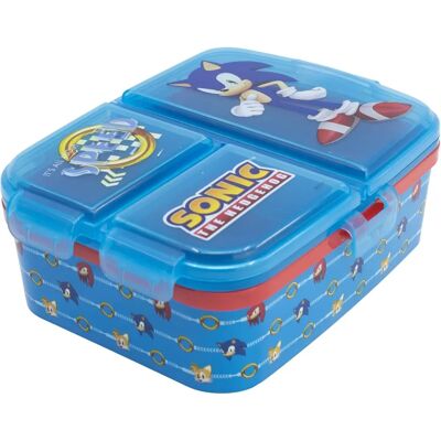 Sonic The Hedgehog Speed XL Broodtrommel - 4 Vakken Sonic The Hedgehog Speed XL Broodtrommel - 4 Vakken