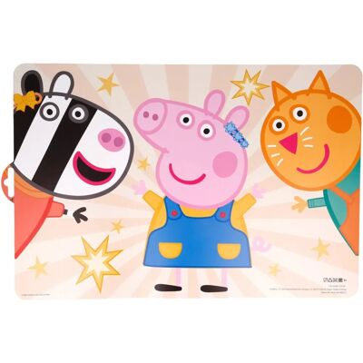 Sousplat Peppa Pig 43x28cm - Placemat Sousplat Peppa Pig 43x28cm - Placemat