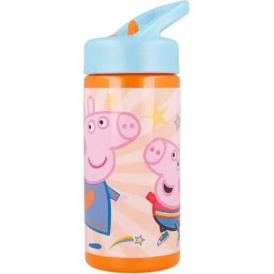 Pipsa Possu Oranje-Turquoise Playground Drinkfles - Waterfles Pipsa Possu Oranje-Turquoise Playground Drinkfles - Waterfles