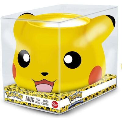 Tazza Pokémon Pikachu 3D in Ceramica - 440/500ml Tazza Pokémon Pikachu 3D in Ceramica - 440/500ml