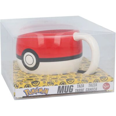 Pokémon 3D bögre Pokéball - Storline Bögre - STR44675 Pokémon 3D bögre Pokéball - Storline Bögre - STR44675