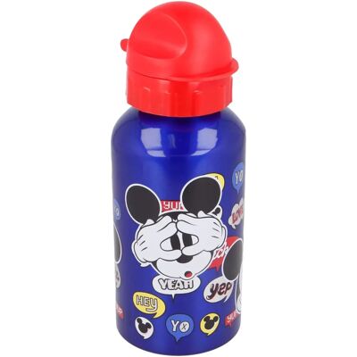 Bouteille d'eau Disney Mickey Mouse 500ml - Aluminium durable - Officiel - Publicité Bouteille d'eau Disney Mickey Mouse 500ml - Aluminium durable - Officiel - Publicité