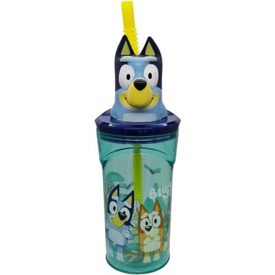 Gobelet enfant Bluey PVC 3D - 360ml Gobelet enfant Bluey PVC 3D - 360ml