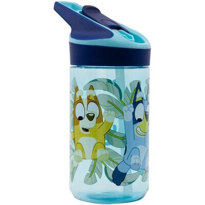 Bluey BPA-fri Vattenflaska - Fliplock & Sugrör - 480ml Bluey BPA-fri Vattenflaska - Fliplock & Sugrör - 480ml
