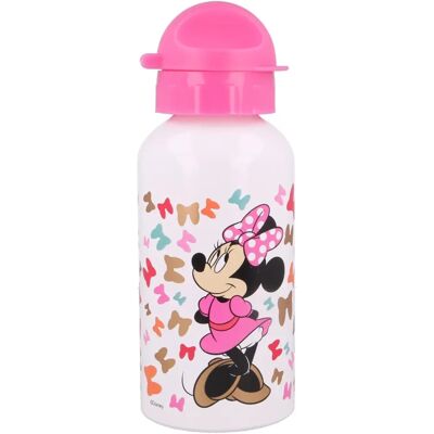 Bouteille d'eau Disney Minnie - 500ml en aluminium rose pour enfants - Publicité Bouteille d'eau Disney Minnie - 500ml en aluminium rose pour enfants - Publicité
