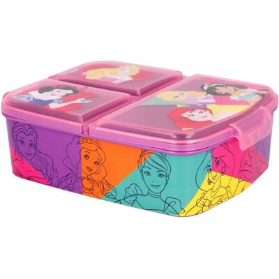 Disney Princess Polypropylen Lunsjboks med 3 Rom Disney Princess Polypropylen Lunsjboks med 3 Rom