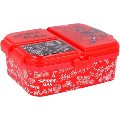 Marvel Spider-Man XL Lunchbox - 4 Compartment Multicolor Marvel Spider-Man XL Lunchbox - 4 Compartment Multicolor